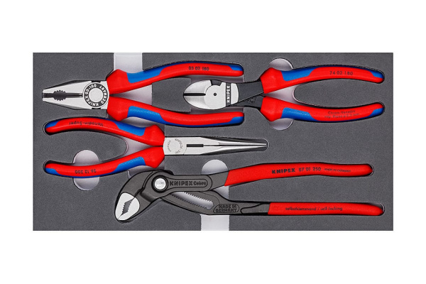 Набор ШГИ KNIPEX COBRA Basic  4 предмета KN-002001V15