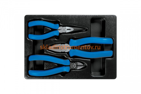 Ложемент для набора пассатижей и бокорезов 9-40103GP, PVC KING TONY 84710620B