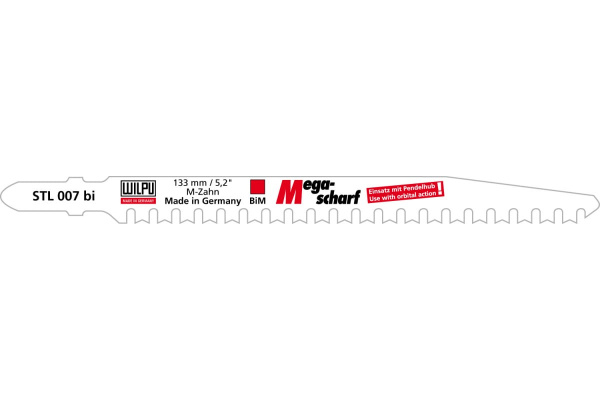 Пилка по металлу STL 007 bi (5 шт; 133х9.6х1.27 мм; 105 мм; BiM) WILPU 280500005
