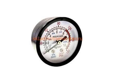Манометр для компрессора 50 мм 1/4 Pegas pneumatic 4802