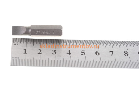 Бита шлицевая короткая (SL 7; 5/16") Hans 012-4M07