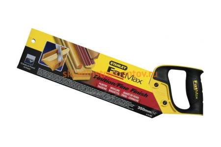Универсальная ножовка по дереву с обушком и с закаленным зубом 13х350мм Stanley Fatmax 2-17-202
