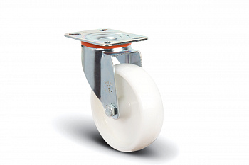 Колесо нейлоновое поворотное 100 мм MFK-TORG EM01-ZKZ-100