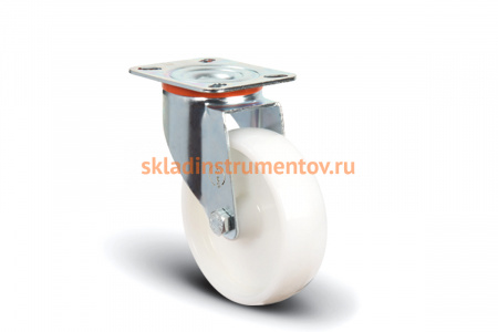 Колесо нейлоновое поворотное 100 мм MFK-TORG EM01-ZKZ-100