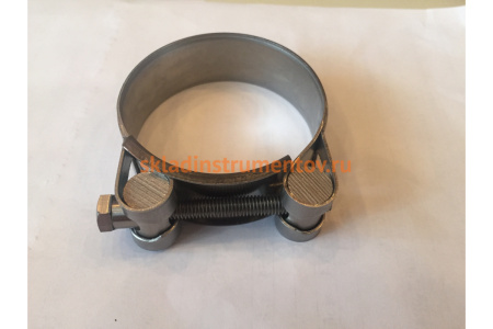 Металлические хомуты СИБРТЕХ, силовые, 56-59мм, ширина 20мм, шарнирный, W4, 2шт 475433