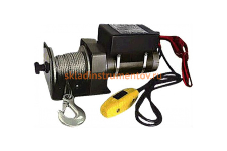 Автомобильная электрическая лебедка MATRIX 2т 12В DENZEL 520405