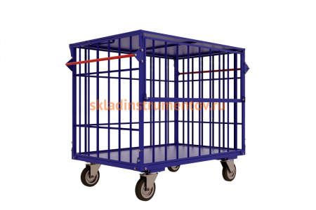 Контейнер RUSKLAD КТМ 5 (700x1200x920) d160мм трубчатый без крышки