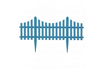 Декоративный забор PALISAD Гибкий, 24 х 300 см, голубой 65019