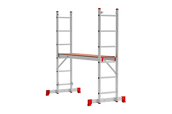 Алюминиевая универсальная лестница-помост Вихрь ЛПА 3-У 73/5/1/25