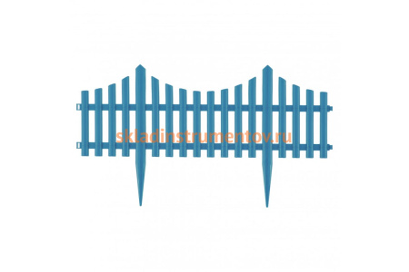 Декоративный забор PALISAD Гибкий, 24 х 300 см, голубой 65019