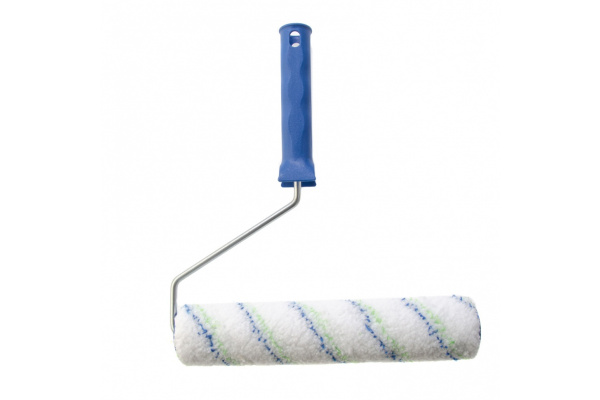 Валик Сибртех Водные краски, 250 мм, ворс 12мм, D - 36 мм, D ручки - 6 мм, полиэстер 80193