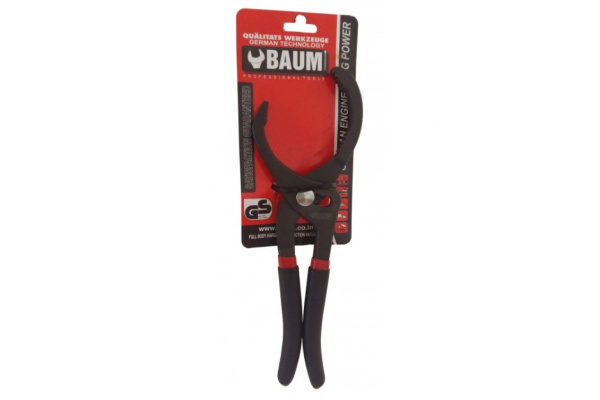Фильтросъёмник-переставные клещи BAUM 235мм, диапазон 60-90мм 257C-9.5