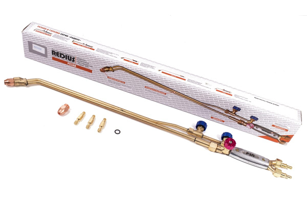 Резак (пропановый, вентильный, до 200 мм, нар. № 1+1/ вн. № 1,2,3,4) REDIUS Р3П-01МУ Резак (пропановый, вентильный, до 200 мм, нар. № 1+1/ вн. № 1,2,3,4) REDIUS Р3П-01МУ