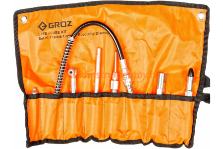 Многоцелевой набор адаптеров для смазки к ручным шприцам GROZ GR44950 - GAK/7