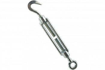 Талреп ЗУБР DIN 1480, крюк-кольцо, М8, кованая натяжная муфта, оцинкованный 304356-08