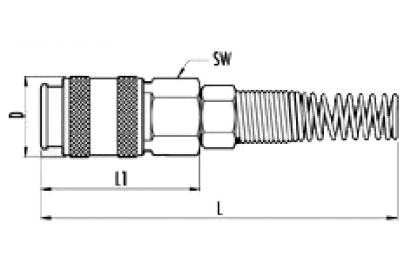 Переходник на шланг (6x8 мм; рапид; блистер) 112 D/2 457/3 GAV 7054480