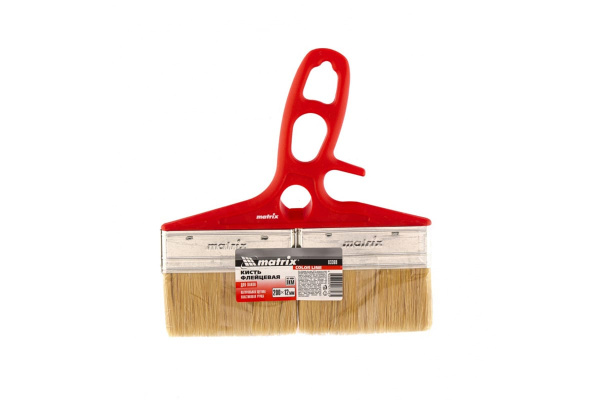 Флейцевая кисть для лаков MATRIX 200*12 натуральная щетина 83369