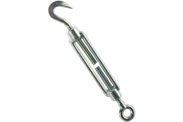 Талреп ЗУБР DIN 1480, крюк-кольцо, М8, кованая натяжная муфта, оцинкованный 304356-08 Талреп ЗУБР DIN 1480, крюк-кольцо, М8, кованая натяжная муфта, оцинкованный 304356-08