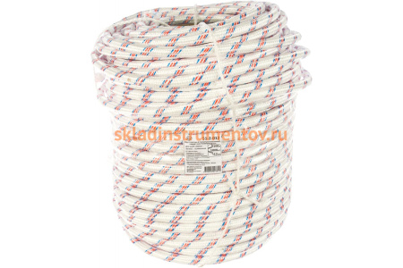 Фал РемоКолор плетеный полипр., D12мм, L 100м, 24-прядный, 1000кгс 51-2-012