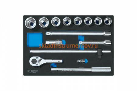 Ложемент для набора торцевых головок 9-6314MRV, EVA KING TONY 85813532B