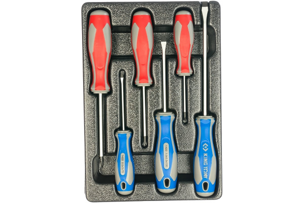 Набор отверток (ложемент, 6 предметов) KING TONY 9-31106MR