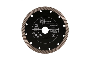 Диск алмазный отрезной Турбо ультратонкий Grand hot press (150х22.23 мм) TRIO-DIAMOND GTT703