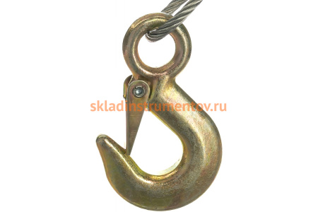 Ручная барабанная лебедка TOR ЛН-2500 (LHW) г/п 1,0 т, длина троса 20 м 11313