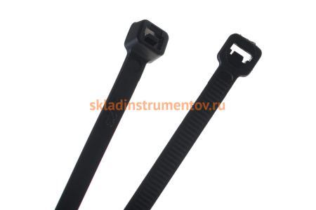 Универсальный пластиковый хомут ЭВРИКА черный 5.0x500мм 50шт ER-15501