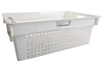 Белый ящик п/э 600х400х200, вес 1,4 кг Тара.ру 01722