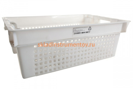 Белый ящик п/э 600х400х200, вес 1,4 кг Тара.ру 01722