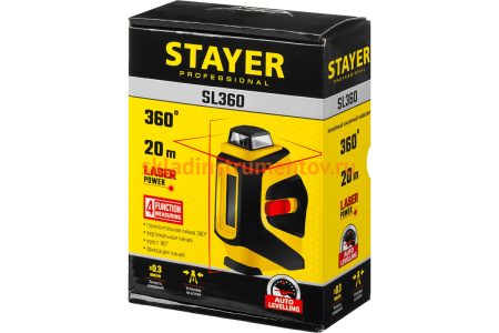Лазерный нивелир STAYER SL360 34962