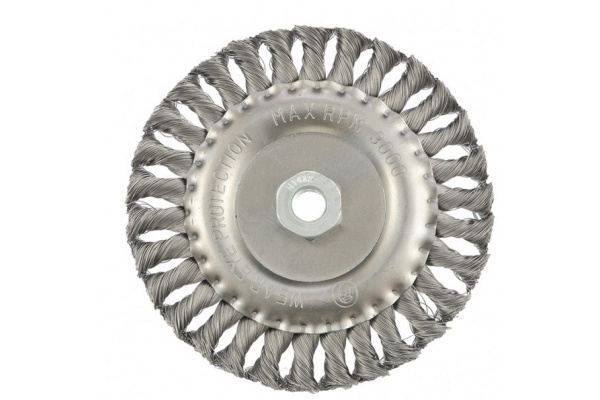 Щетка плоская для УШМ (150 мм; М14; 0.35 мм) MATRIX 74635