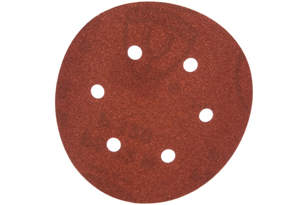 Круг шлифовальный на липучке для обработки древесины и металла (150 мм; Р120; 6 отверстий) KLINGSPOR 86636
