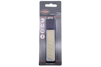 Лезвия для ножа Extra Strong 18 мм, 5 шт.AV Steel AV-910018