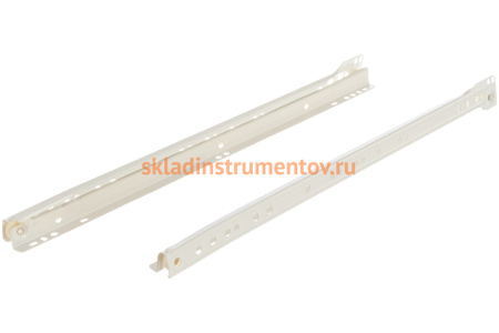 Роликовые направляющие JET 409 L450мм, комплект белый BMM409S.450WT.99