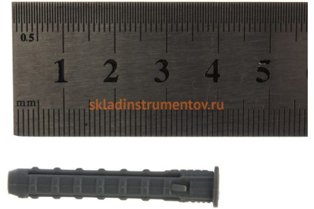 Распорный полипропиленовый дюбель 6 x 40 мм, 1000 шт ЗУБР 4-301060-06-040