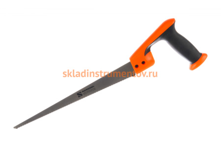 Ножовка SANTOOL 300 мм по дереву выкружная каленый зуб двухкомпонентная ручка TPI 9 030100-001-300