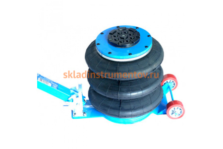 Пневматический 3-секционный домкрат с ручкой AE&T 3т T08103A