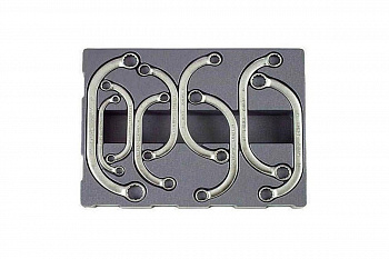 Набор С-образных ключей 9 предметов FORCE 50911 R