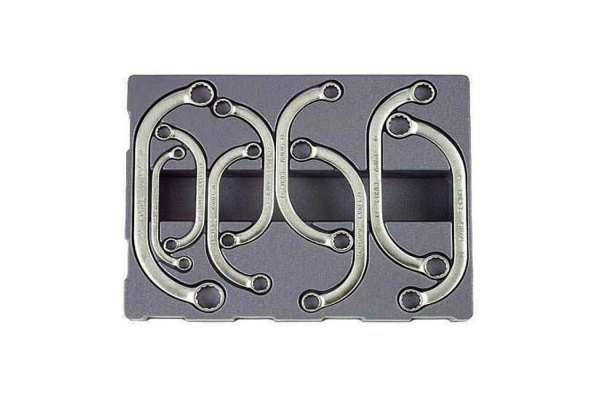 Набор С-образных ключей 9 предметов FORCE 50911 R