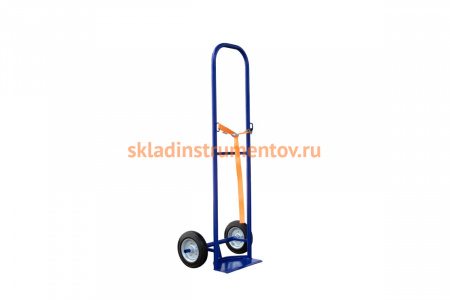 Тележка для баллона RUSKLAD ПР 1 с литыми колёсами и системой фиксации баллона - ремень.