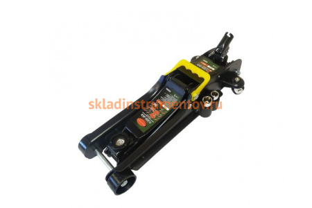 Гидравлический подкатной низкопрофильный домкрат с воротком ROCKFORCE 3 т RF-825021C