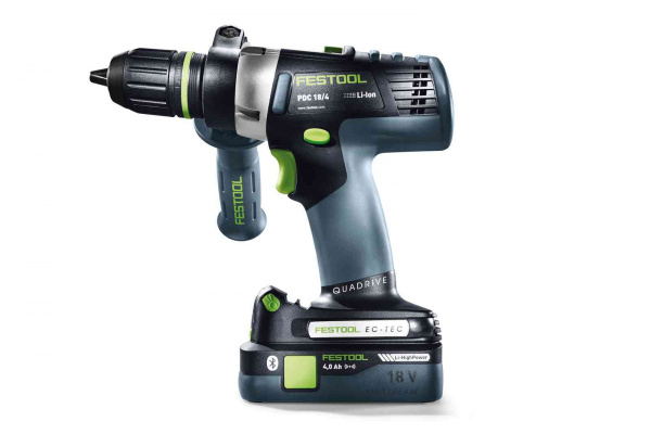 Аккумуляторная ударная дрель-шуруповерт FESTOOL PDC 18/4 5,2/4,0-Set/XL-SCA 576469