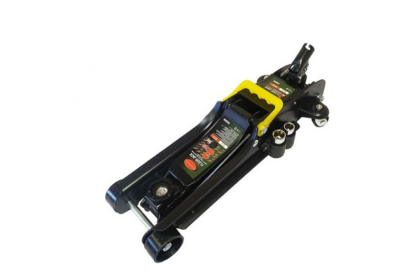 Гидравлический подкатной низкопрофильный домкрат с воротком ROCKFORCE 3 т RF-825021C