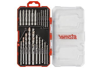 Набор сверл и бит BS-22-1 STOMER 93729127