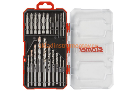Набор сверл и бит BS-22-1 STOMER 93729127