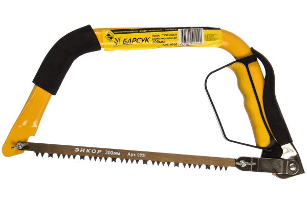Комбинированная лучковая пила 300 мм 1/24 Энкор Барсук 9830