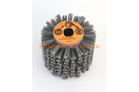 Щетка (110х100х19 мм; +4 паза; P60; полимерный ворс) ОСБОРН 3-383 FEL110100P60PGR