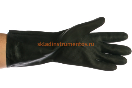 Неопреновые противокислотные индустриальные перчатки Kraftool NEOPREN р. XL 11282-XL_z01