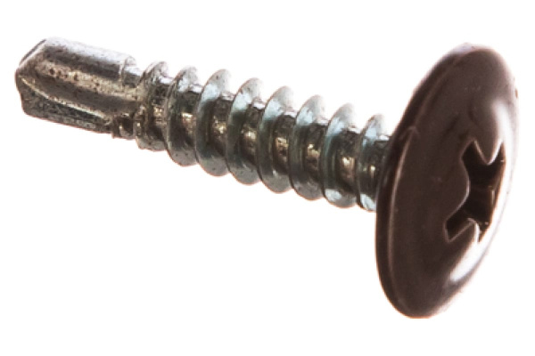 Саморезы с прессшайбой и сверлом по листовому металлу до 2мм Зубр RAL-8017 PH2 4,2х19мм 450шт 300211-42-019-8017